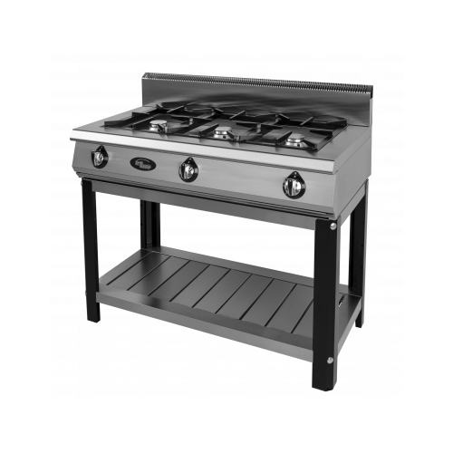 Плита Grill Master 3-х горелочная газовая Ф3ПГ/600 (открытый стенд)