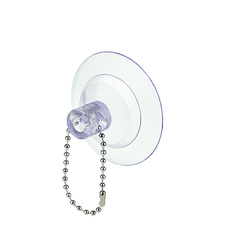Присоска силиконовая с металлической шариковой цепочкой SC-BALL CHAIN (2,4 мм) длиной 10 см EPG